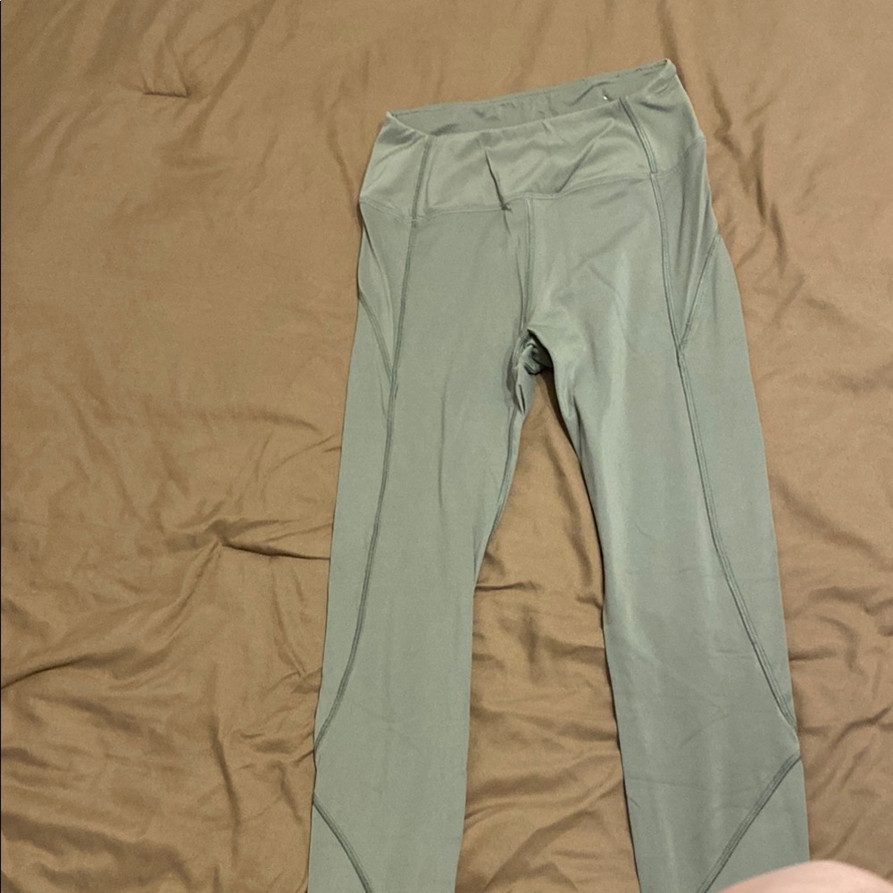Green Athletic Leggings